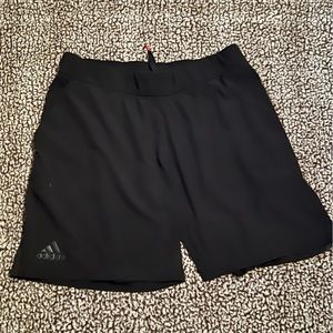 Adidas black athletic shorts size XL
